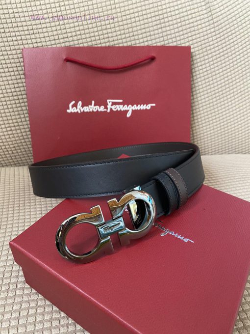 Comes with a complete set of boxesFerragamo double-sided cowhide genuine standard leather, b 40a54t78 - Image 4