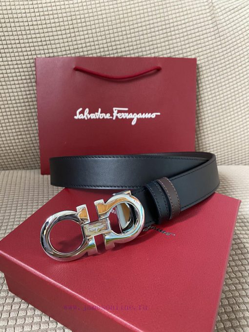 Comes with a complete set of boxesFerragamo double-sided cowhide genuine standard leather, b 40a54t78 - Image 7