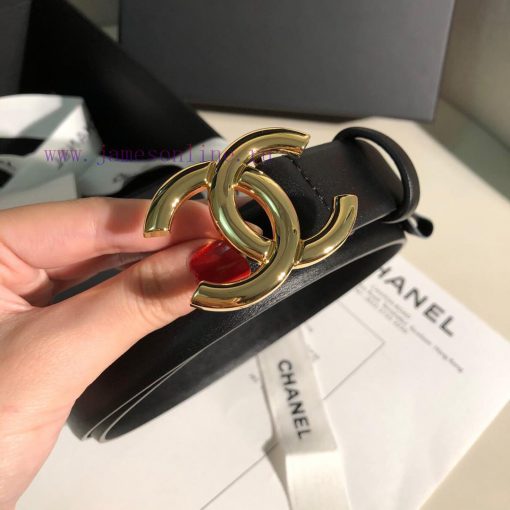 Chanel Women's Belt Product Width 3.0CM Double sided original calf leather, with soft and de s4m0xc86 - Image 3