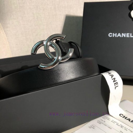 Chanel Women's Belt Product Width 3.0CM Double sided original calf leather, with soft and de lecjk9zt - Image 3