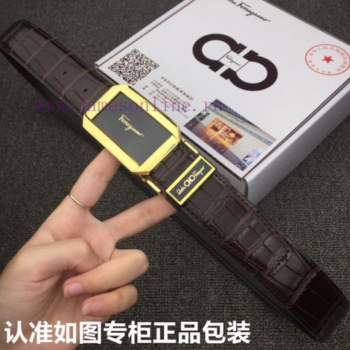 Ferragamo crocodile patternGrade: Italian imported 100% top layer cowhide, Ferragamo, world- imc6ld5j - Image 6