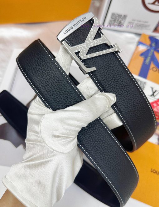 Belt LV Louis Vuitton Top Remakes-The belt is made of 100% imported original cowhide, ensuri v13a39ja - Image 4