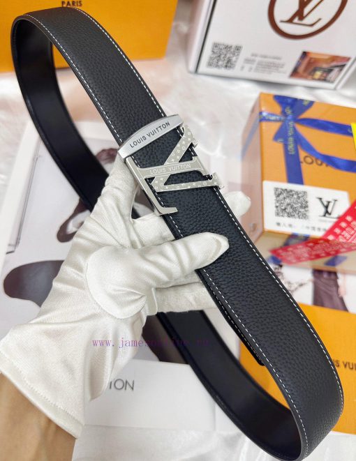 Belt LV Louis Vuitton Top Remakes-The belt is made of 100% imported original cowhide, ensuri v13a39ja - Image 7