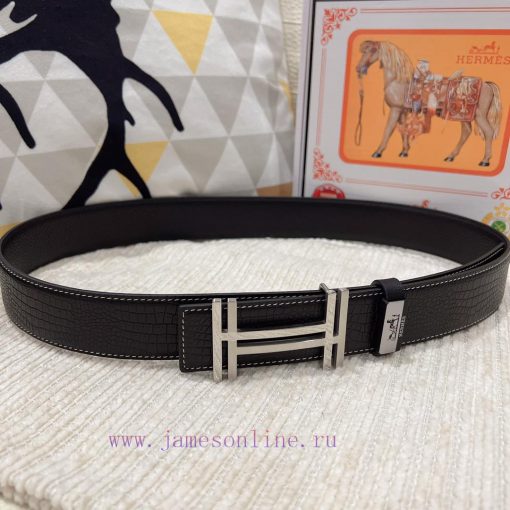 Hermes Hermès Material: Leather Belt with 100% Head Layer. The leather belt is guaranteed to ru689hb8 - Image 3