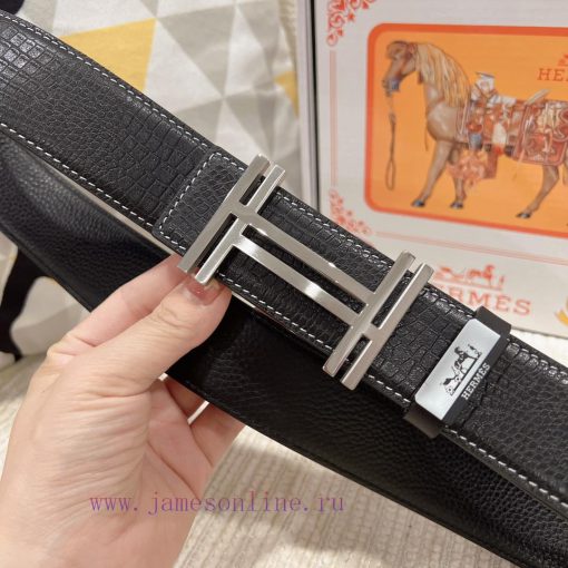 Hermes Hermès Material: Leather Belt with 100% Head Layer. The leather belt is guaranteed to ru689hb8 - Image 5