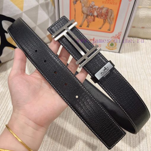 Hermes Hermès Material: Leather Belt with 100% Head Layer. The leather belt is guaranteed to ru689hb8 - Image 6