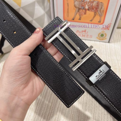 Hermes Hermès Material: Leather Belt with 100% Head Layer. The leather belt is guaranteed to ru689hb8 - Image 7