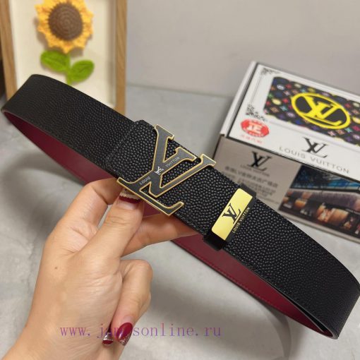 LV... Louis VuittonMaterial: Leather Belt with 100% Head Layer. The leather belt is guarante vtajyb1t - Image 6