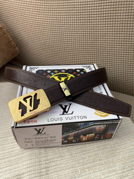 LV... Louis VuittonMaterial: Leather Belt with 100% Head Layer. The leather belt is guarante s0k07ppo - Image 2
