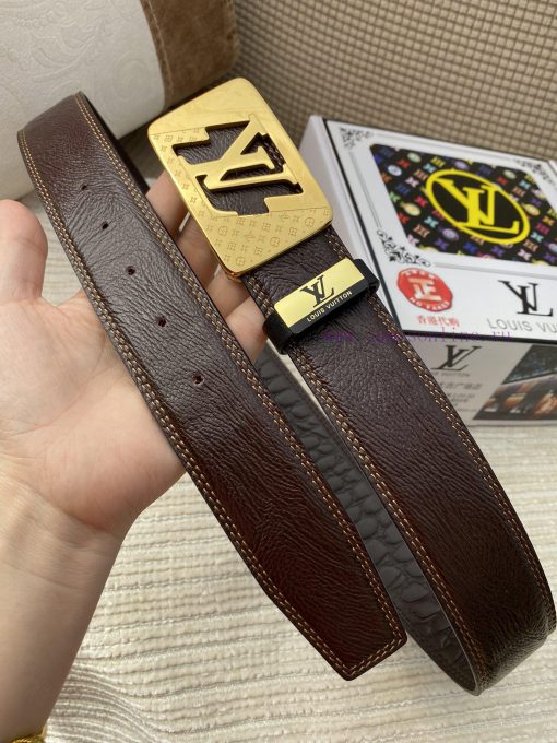 LV... Louis VuittonMaterial: Leather Belt with 100% Head Layer. The leather belt is guarante s0k07ppo - Image 6