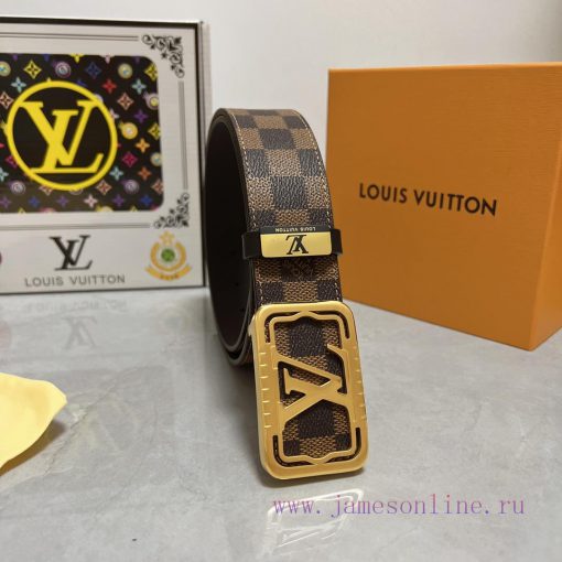 LV... Louis VuittonMaterial: Leather Belt with 100% Head Layer. The leather belt is guarante djc5xae5 - Image 3