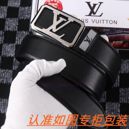 Men's belt LV Louis Deng ️Men's leather belt is made of 100% head layer cowhide, ensuring th cqekzh3b - Image 3