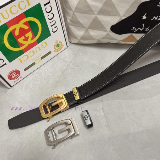 Gucci. Gucci automatic beltMaterial: Leather Belt with 100% Head Layer. The leather belt is 27qmoml8