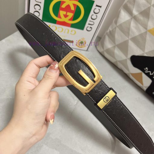 Gucci. Gucci automatic beltMaterial: Leather Belt with 100% Head Layer. The leather belt is c9efrtrj - Image 4