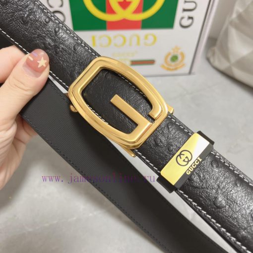 Gucci. Gucci automatic beltMaterial: Leather Belt with 100% Head Layer. The leather belt is c9efrtrj - Image 5