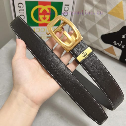 Gucci. Gucci automatic beltMaterial: Leather Belt with 100% Head Layer. The leather belt is c9efrtrj - Image 7