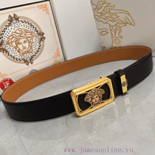 Versace. VersaceMaterial: Leather Belt with 100% Head Layer. The leather belt is guaranteed m1k8i9hz - Image 5