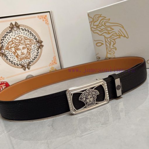 Versace. VersaceMaterial: Leather Belt with 100% Head Layer. The leather belt is guaranteed m1k8i9hz - Image 6