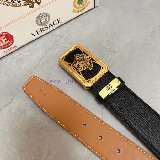 Versace. VersaceMaterial: Leather Belt with 100% Head Layer. The leather belt is guaranteed m1k8i9hz - Image 9