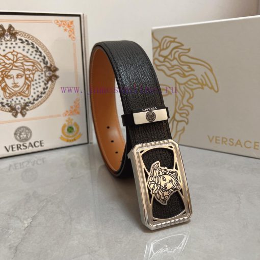 Versace. VersaceMaterial: Leather Belt with 100% Head Layer. The leather belt is guaranteed whhrtev6 - Image 2