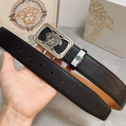 Versace. VersaceMaterial: Leather Belt with 100% Head Layer. The leather belt is guaranteed whhrtev6 - Image 3