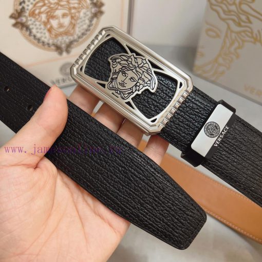 Versace. VersaceMaterial: Leather Belt with 100% Head Layer. The leather belt is guaranteed whhrtev6 - Image 4