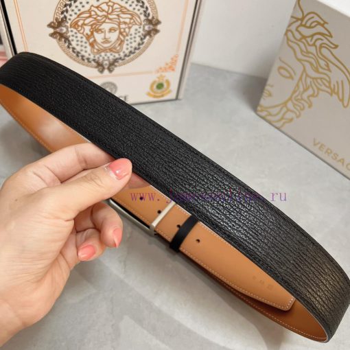 Versace. VersaceMaterial: Leather Belt with 100% Head Layer. The leather belt is guaranteed whhrtev6 - Image 8