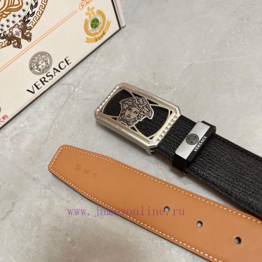 Versace. VersaceMaterial: Leather Belt with 100% Head Layer. The leather belt is guaranteed whhrtev6 - Image 9