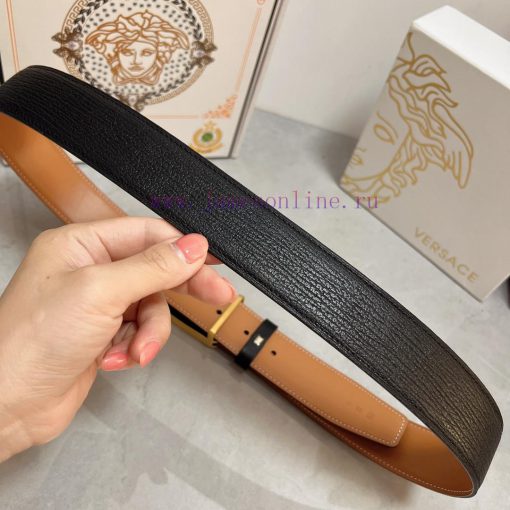 Versace. VersaceMaterial: Leather Belt with 100% Head Layer. The leather belt is guaranteed zhrd86q9 - Image 8