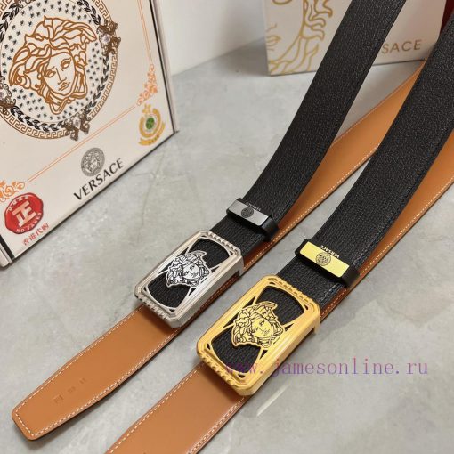 Versace. VersaceMaterial: Leather Belt with 100% Head Layer. The leather belt is guaranteed zhrd86q9 - Image 10