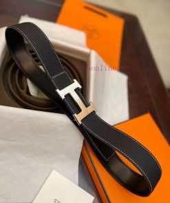 3.8cm, Hermes/Hermes Classic H brushed gold/palladium buckle, imported togo leather lining, fuggfu1u