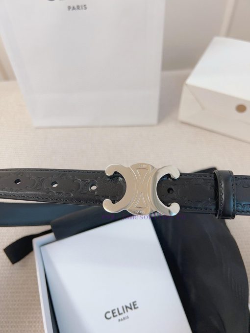 CELINE's original 2.5cm wide waistband is crafted from finely crafted calf leather, while th h4mmeofq - Image 3