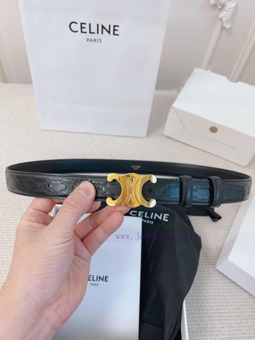 CELINE's original 2.5cm wide waistband is crafted from finely crafted calf leather, while th 0m1oy1qk - Image 2