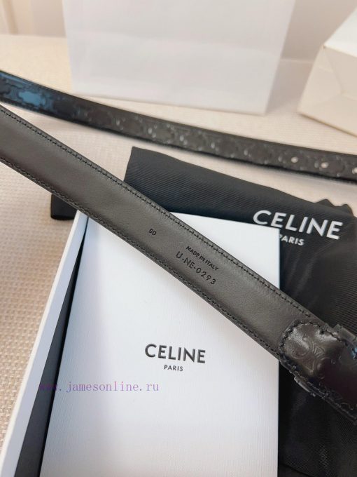 CELINE's original 2.5cm wide waistband is crafted from finely crafted calf leather, while th h4mmeofq - Image 7