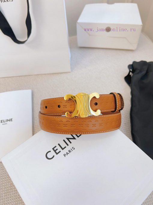 CELINE's original 2.5cm wide waistband is crafted from finely crafted calf leather, while th 0fxskp9m - Image 2