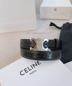 CELINE's original 2.5cm wide waistband is crafted from finely crafted calf leather, while th 2hq3e6vs
