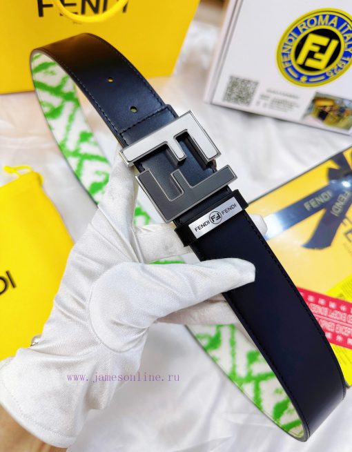 Belt FENDI Fendi ReproductionThe waistband is made of 100% imported top layer cowhide, ensur fgtnx12t - Image 6