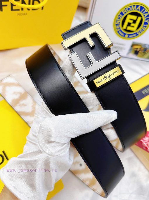 Belt FENDI Fendi ReproductionThe waistband is made of 100% imported top layer cowhide, ensur ietazstz - Image 4