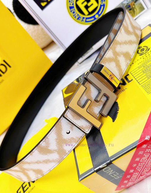 Belt FENDI Fendi ReproductionThe waistband is made of 100% imported top layer cowhide, ensur 53wq4uc0 - Image 4