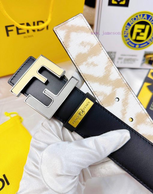 Belt FENDI Fendi ReproductionThe waistband is made of 100% imported top layer cowhide, ensur ietazstz - Image 10