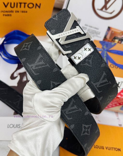 Belt LV Louis Vuitton Top Remakes-The belt is made of 100% imported original cowhide, ensuri ql0gwy51 - Image 4