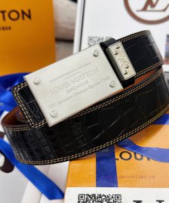 Belt LV Louis Vuitton Top Remakes-The belt is made of 100% imported original cowhide, ensuri 1nto54l6