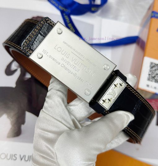 Belt LV Louis Vuitton Top Remakes-The belt is made of 100% imported original cowhide, ensuri 1nto54l6 - Image 7