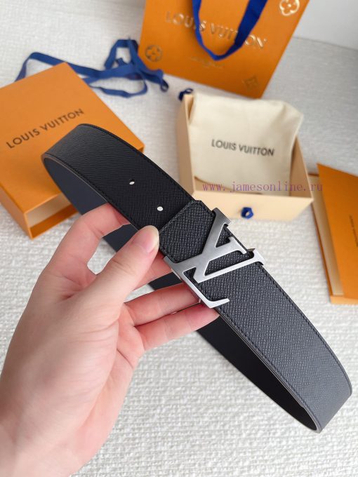 Comes with a complete gift box L0UIS VUITT0N LV men's quality palm print waist belt with a w 1gp35w20 - Image 3