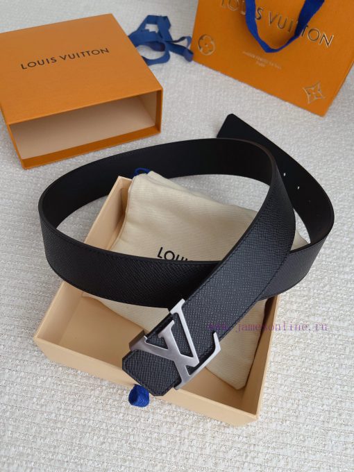 Comes with a complete gift box L0UIS VUITT0N LV men's quality palm print waist belt with a w 1gp35w20 - Image 5