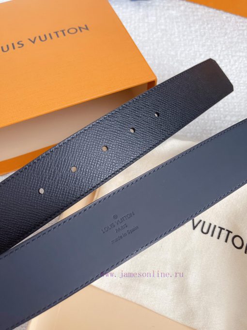 Comes with a complete gift box L0UIS VUITT0N LV men's quality palm print waist belt with a w 1gp35w20 - Image 7