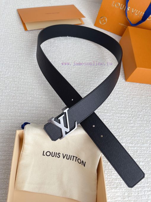 Comes with a complete gift box L0UIS VUITT0N LV men's quality palm print waist belt with a w 1gp35w20 - Image 9