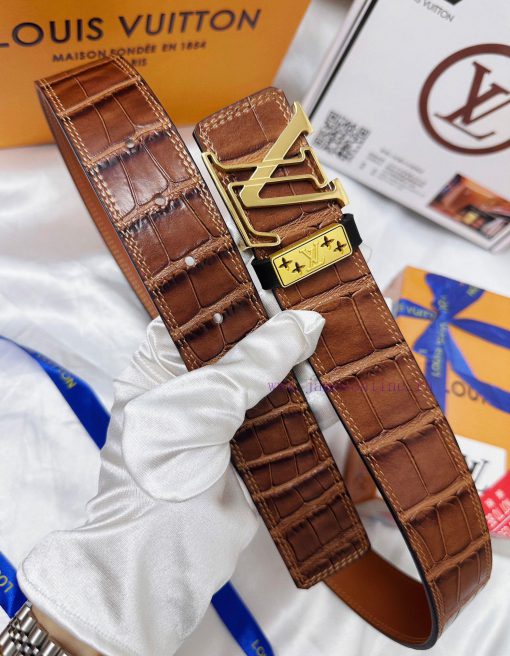 Belt LV Louis ReproductionThe waistband is made of 100% cowhide, ensuring a three-dimensiona kgn89iru - Image 5
