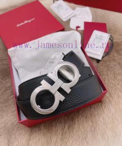 Complete set of gift box Ferragamo genuine size 3.5cm Italian factory imported leather trade jg4zel12