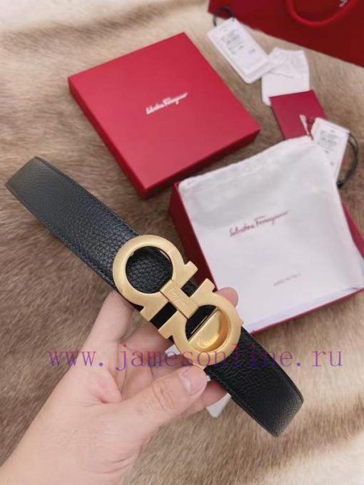 Complete set of gift box Ferragamo genuine size 3.5cm Italian factory imported leather trade 06sqfxqh - Image 4